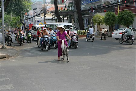 simsearch:855-02987805,k - People on motobike in street of Ho Chi Minh,Vietnam Stock Photo - Rights-Managed, Code: 855-03021896