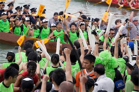 stanley - Dragon boat race at Stanley,Hong Kong Stock Photo - Rights-Managed, Code: 855-03023353