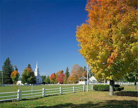 New England in Autumn, Vermont, USA Stock Photo - Rights-Managed, Code: 855-03255227