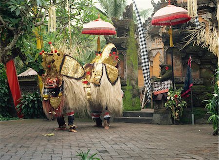 Barong dance show, Bali, Indonesia Stock Photo - Rights-Managed, Code: 855-03253686