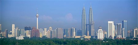 City skyline, Kuala Lumpur, Malaysia Stock Photo - Rights-Managed, Code: 855-03253700