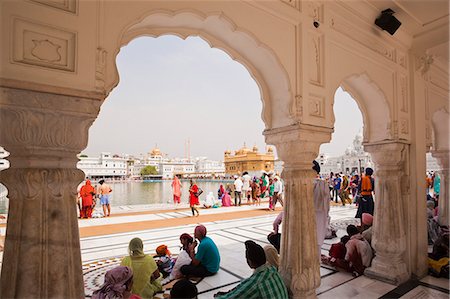 People at Golden Temple, Amritsar, Punjab Stock Photo - Rights-Managed, Code: 857-06721541