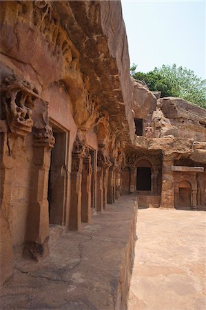Ruins of buildings at an archaeological site, Udayagiri and Khandagiri Caves, Bhubaneswar, Orissa, India Stock Photo - Rights-Managed, Code: 857-06721584