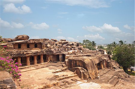 Ruins of buildings at an archaeological site, Udayagiri and Khandagiri Caves, Bhubaneswar, Orissa, India Stock Photo - Rights-Managed, Code: 857-06721611