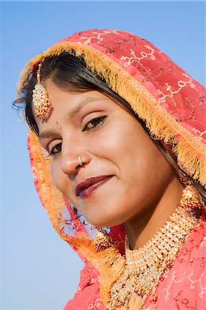simsearch:862-03712011,k - Portrait of a woman smirking, Jaisalmer, Rajasthan, India Stock Photo - Rights-Managed, Code: 857-03192644