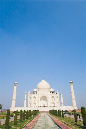 simsearch:857-03193051,k - Facade of a mausoleum, Taj Mahal, Agra, Uttar Pradesh, India Stock Photo - Rights-Managed, Code: 857-03193069