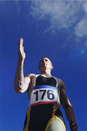 simsearch:858-06617630,k - Athlete Running Stock Photo - Rights-Managed, Code: 858-06617622