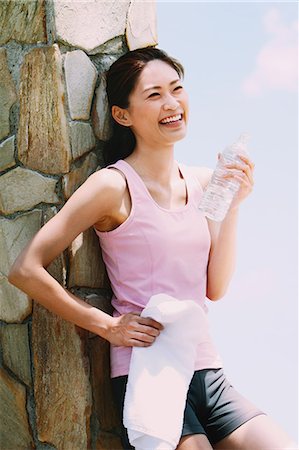 simsearch:400-05115517,k - Woman With Water After Training Stock Photo - Rights-Managed, Code: 858-06756086