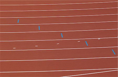 running track lanes - Running Track Stock Photo - Rights-Managed, Code: 858-06756462