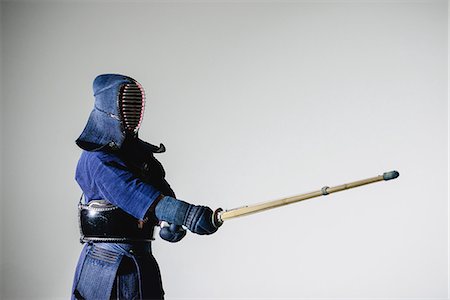 simsearch:622-08519684,k - Japanese kendo athlete Stock Photo - Rights-Managed, Code: 858-08421602