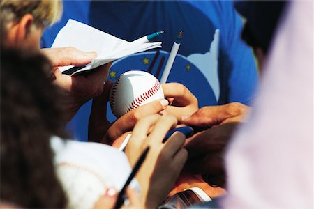 signing autograph - Sports Stock Photo - Rights-Managed, Code: 858-03044646