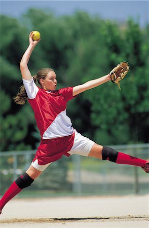 softball - Sports Stock Photo - Rights-Managed, Code: 858-03044903