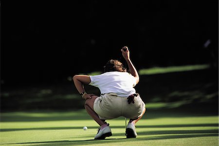 putt - Sports Stock Photo - Rights-Managed, Code: 858-03045022