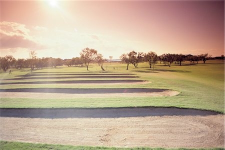 sport dawn - Beautiful Golf Course Stock Photo - Rights-Managed, Code: 858-03045447