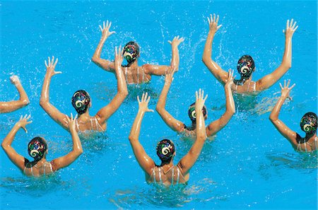 synchronized swimming - Sports Stock Photo - Rights-Managed, Code: 858-03046014