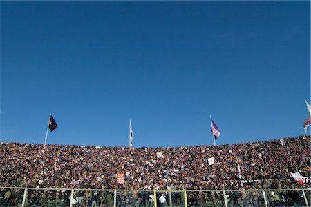 Large crowd at stadium Stock Photo - Rights-Managed, Code: 858-03046500
