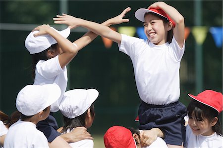 Children Playing Chicken Stock Photo - Rights-Managed, Code: 858-03046954