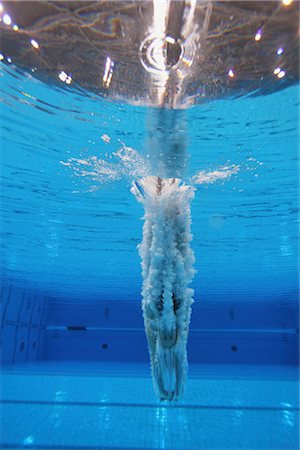 Competitive Diver Foto de stock - Con derechos protegidos, Código: 858-03048857