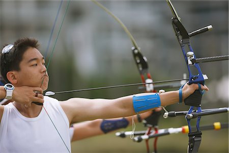 Archers Aiming Stock Photo - Rights-Managed, Code: 858-03048981