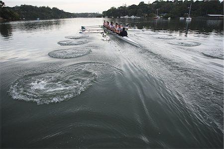 Rowers Rowing Hard Stock Photo - Rights-Managed, Code: 858-03048995