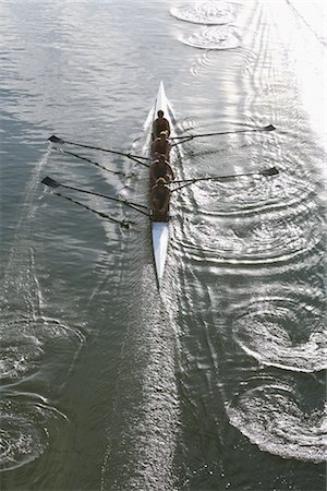 Rowers Rowing Hard Stock Photo - Rights-Managed, Code: 858-03049009