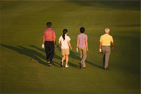 simsearch:858-03050428,k - Golfers walking together Stock Photo - Rights-Managed, Code: 858-03049290