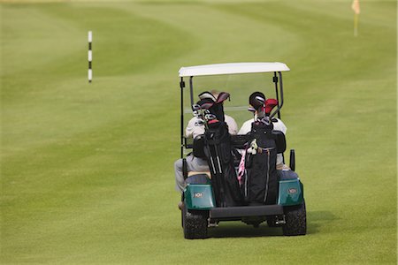 fun drive friends - People driving golf cart Stock Photo - Rights-Managed, Code: 858-03049292