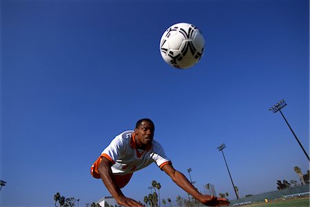 Heading the Ball Stock Photo - Rights-Managed, Code: 858-03050986