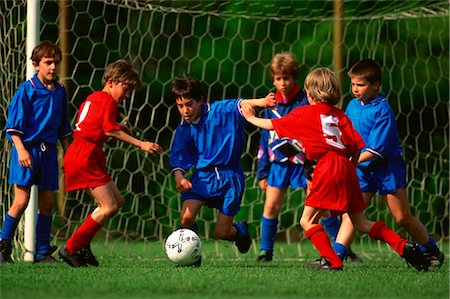 Soccer (Playing) Stock Photo - Rights-Managed, Code: 858-03051564