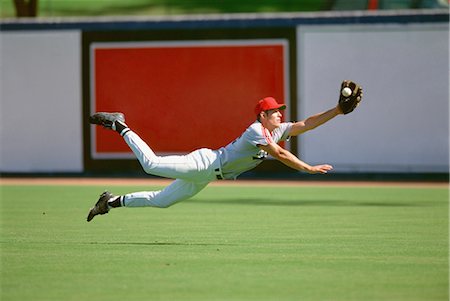 fielder - Baseball Stock Photo - Rights-Managed, Code: 858-03051584