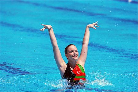 synchro swimming - Synchronized Swimming Stock Photo - Rights-Managed, Code: 858-03053206