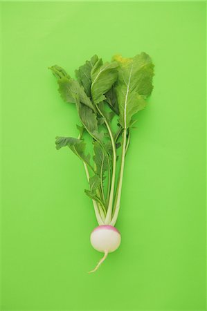 delicious - Turnip on green background Stock Photo - Rights-Managed, Code: 859-06470234