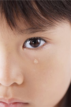 Close up of a crying girl face Stock Photo - Rights-Managed, Code: 859-06537720