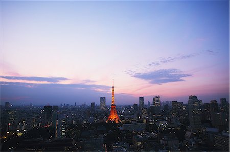 Tokyo Tower and cityscape Stock Photo - Rights-Managed, Code: 859-06710985