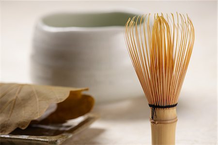 Matcha green tea brush Stock Photo - Rights-Managed, Code: 859-06808228