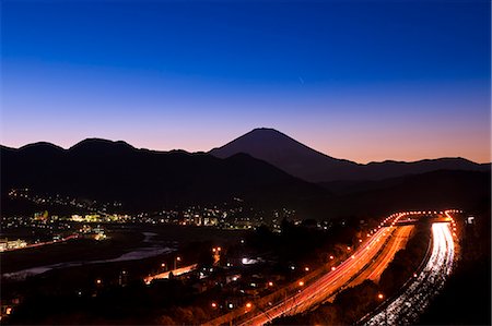 expressway in japan - Mt. Fuji And Tomei Expressway, Kanagawa, Japan Stock Photo - Rights-Managed, Code: 859-07283811