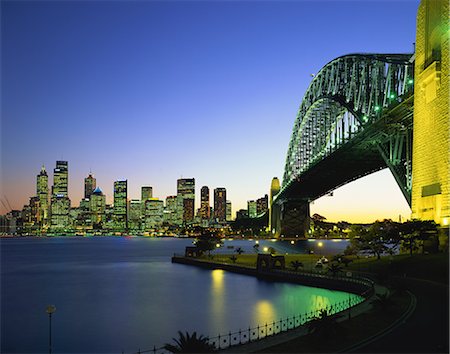 sydney harbour bridge - Australia Stock Photo - Rights-Managed, Code: 859-07495620