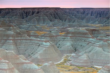 relief art - Badlands National Park, USA Stock Photo - Rights-Managed, Code: 859-08082383