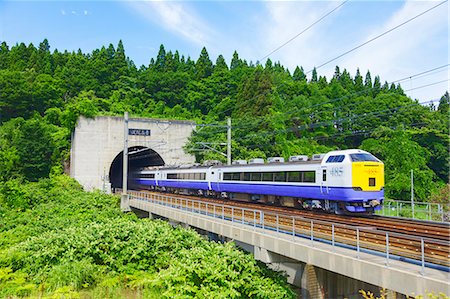 railway japan photography - Aomori Prefecture, Japan Stock Photo - Rights-Managed, Code: 859-08082406