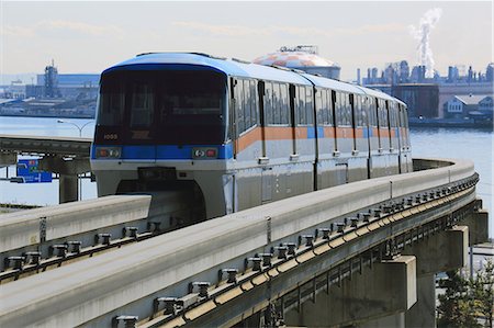 Tokyo Monorail train, Tokyo, Japan Stock Photo - Rights-Managed, Code: 859-08358461