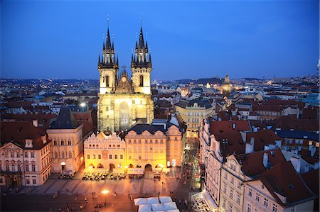 simsearch:859-08770001,k - Czech Republic, Historic Centre of Prague, UNESCO World Heritage Site,  Old Town Square Photographie de stock - Rights-Managed, Code: 859-08770096