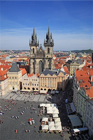 simsearch:859-08770001,k - Czech Republic, Historic Centre of Prague, UNESCO World Heritage Site,  Old Town Square Photographie de stock - Rights-Managed, Code: 859-08770092
