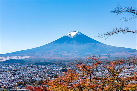 simsearch:859-07495596,k - Mount Fuji from Yamanashi Prefecture, Japan Stock Photo - Rights-Managed, Code: 859-09175245