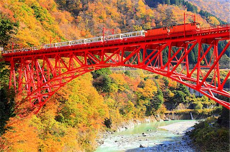 railway japan photography - Toyama Prefecture, Japan Stock Photo - Rights-Managed, Code: 859-09175269