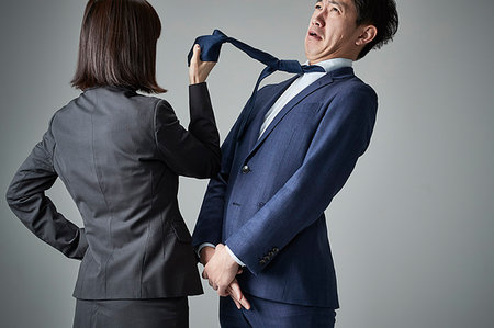 pulling - Harassment image Stock Photo - Rights-Managed, Code: 859-09192878