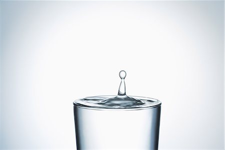 Glass Filled with Water Stock Photo - Rights-Managed, Code: 859-03038681