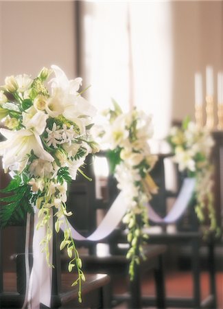 Decorated Church Pews Stock Photo - Rights-Managed, Code: 859-03041797