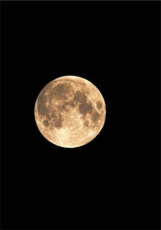 full moon and clouds - Moon Stock Photo - Rights-Managed, Code: 859-03043688