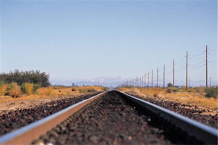 Rail Tracks Stock Photo - Rights-Managed, Code: 859-03194374