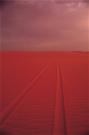 future of the desert - Desert Tracks Stock Photo - Rights-Managed, Code: 859-03194444